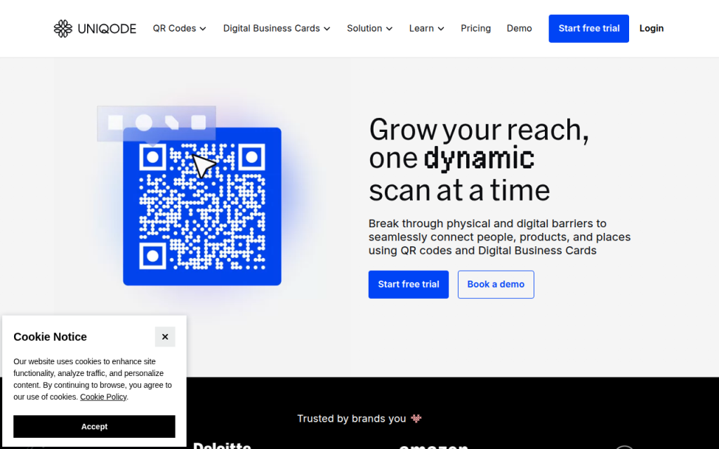 Best Free QR Code Generators Online (2026) - Compare Quality & Privacy 7 Screenshot of beaconstac.com