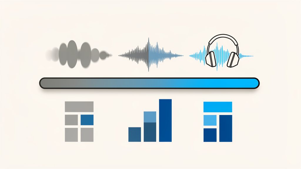 Convert WAV to MP3: Fast, Simple Audio Compression 6 Bitrate vs quality vs file size