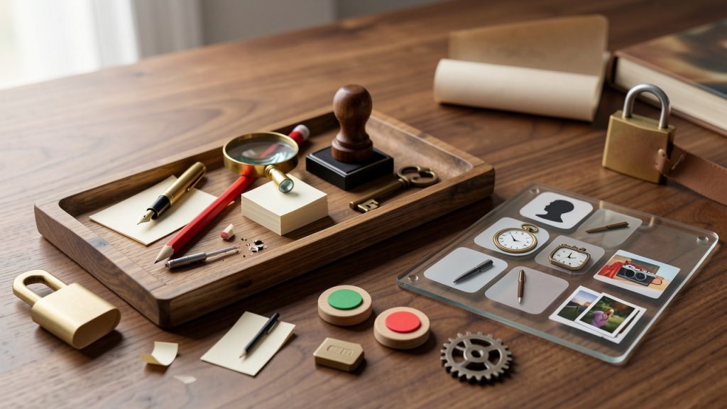 Designing a Reliable New Manual Post Workflow 3 Role & permissions flowchart: icons for roles (author, editor, reviewer, publisher, administrator) with the actions each role can perform (create draft, edit, annotate, approve/reject, publish, change publish date, upload media). Show audit-trail output: user, timestamp, action, diff. Optionally show lock/checkout to prevent concurrent edits.