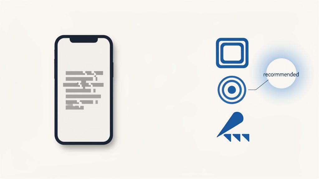 Comparaison côte à côte montrant la détection d’appareils vs la détection des capacités