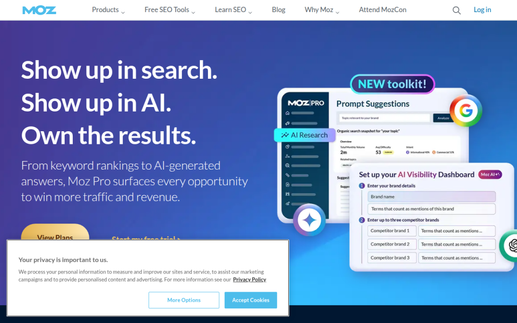 The Best SEO Tools: Top Picks and How to Choose 18 Screenshot of moz.com